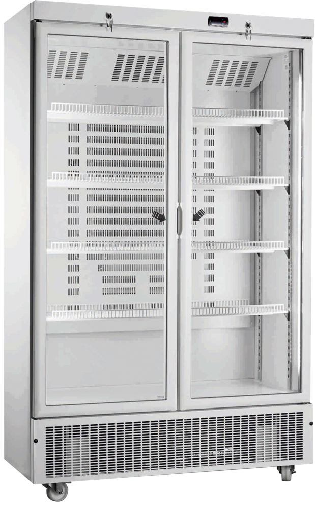 KBS 850 GU Glastürkühlschrank mit Drehtüren