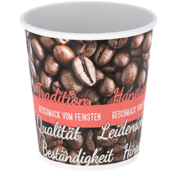 Huthamaki Coffee-Cup 200 ml, 1-wandig d=80mm Motiv: Geschmack vom Feinsten
