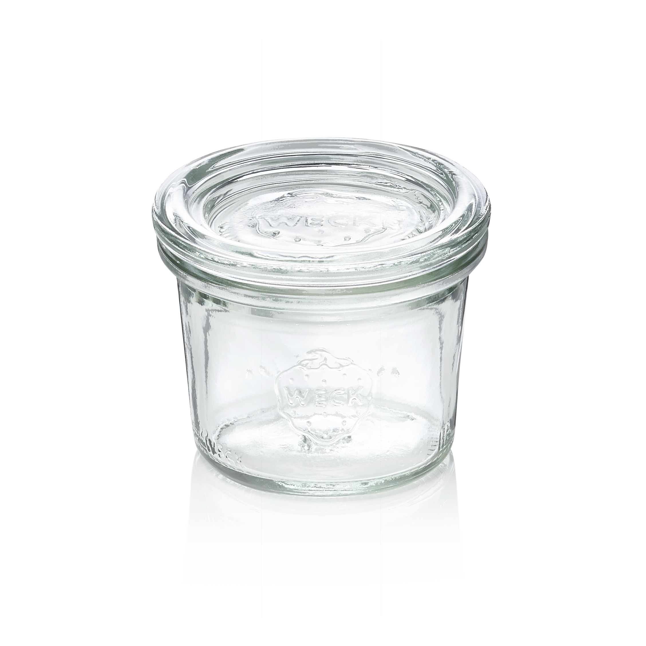 WAS Sturzglas mit Deckel Weck, 35 ml, Set á 12 Stück, Glas
