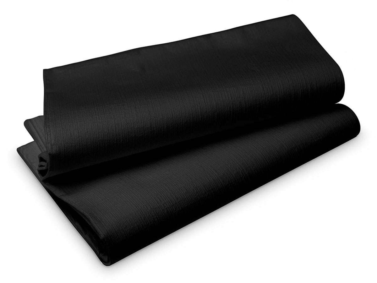 Duni Evolin-Tischdecken 127 x 220 cm schwarz