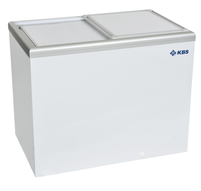 KBS Kühltruhe AL30 umschaltbar auf Tiefkühltruhe mit Schiebedeckeln