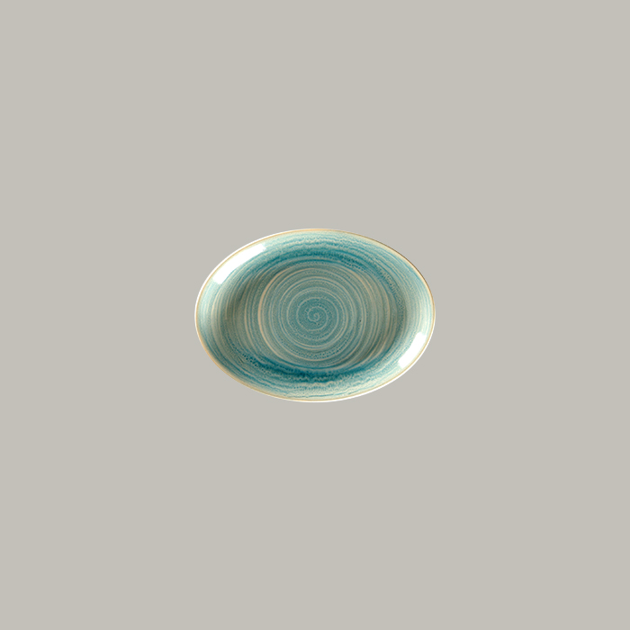 RAK Platte oval - saphire Länge: 21 cm / Breite: 15 cm / Höhe : 2.5 cm