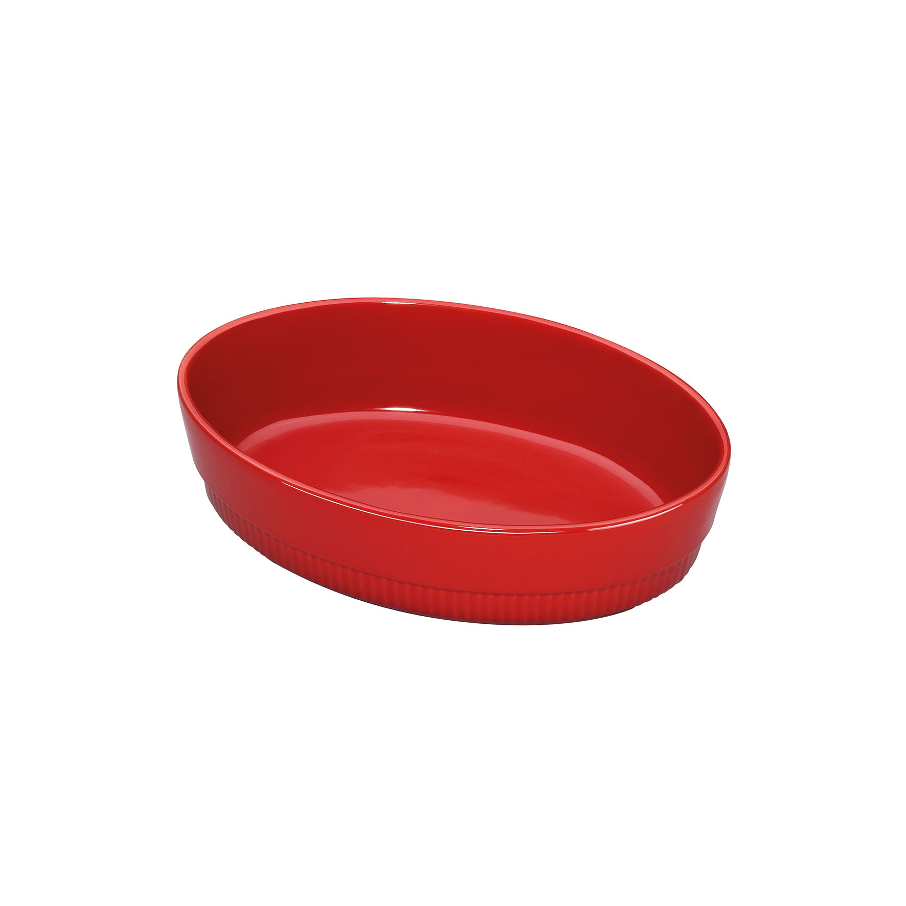 SPRING Auflaufform oval 26 cm rot Serie CHALET