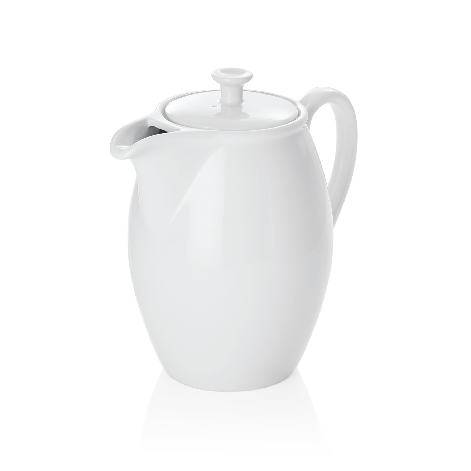 WAS Kaffeekanne mit Deckel, 1,95 ltr., Porzellan