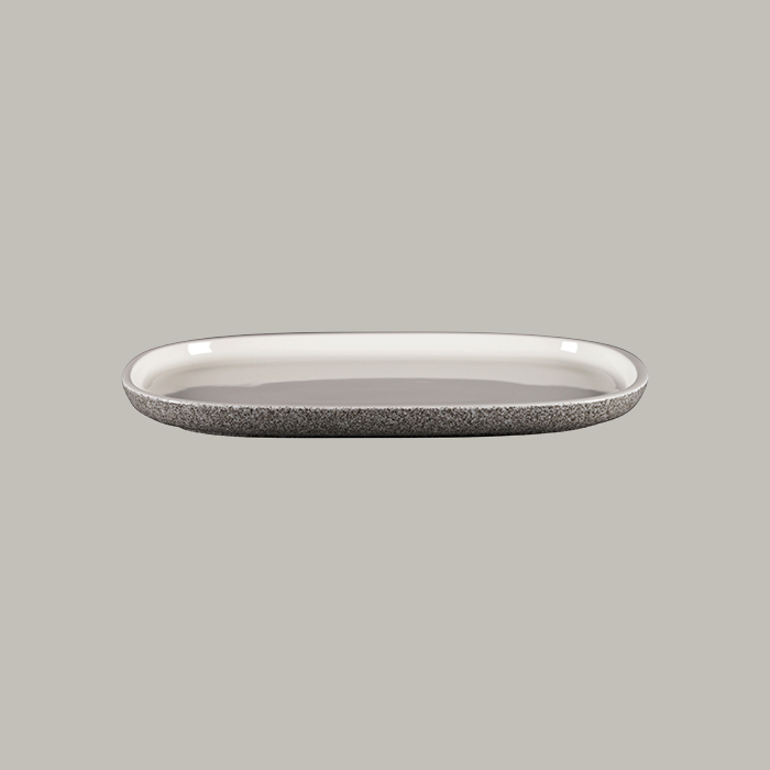 RAK Platte oval - dual Länge: 33.2 cm / Breite: 23 cm / Höhe : 2.5 cm