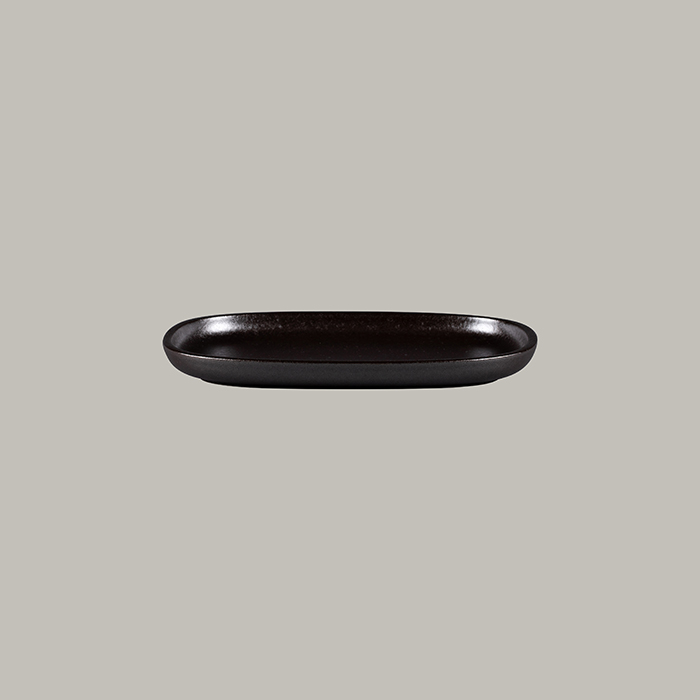 RAK Platte oval - forge Länge: 26.1 cm / Breite: 18 cm / Höhe : 2.5 cm