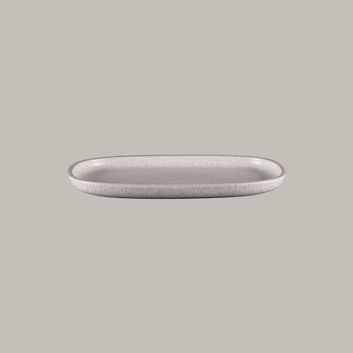 RAK Platte oval - clay Länge: 30.2 cm / Breite: 20 cm / Höhe : 2.5 cm