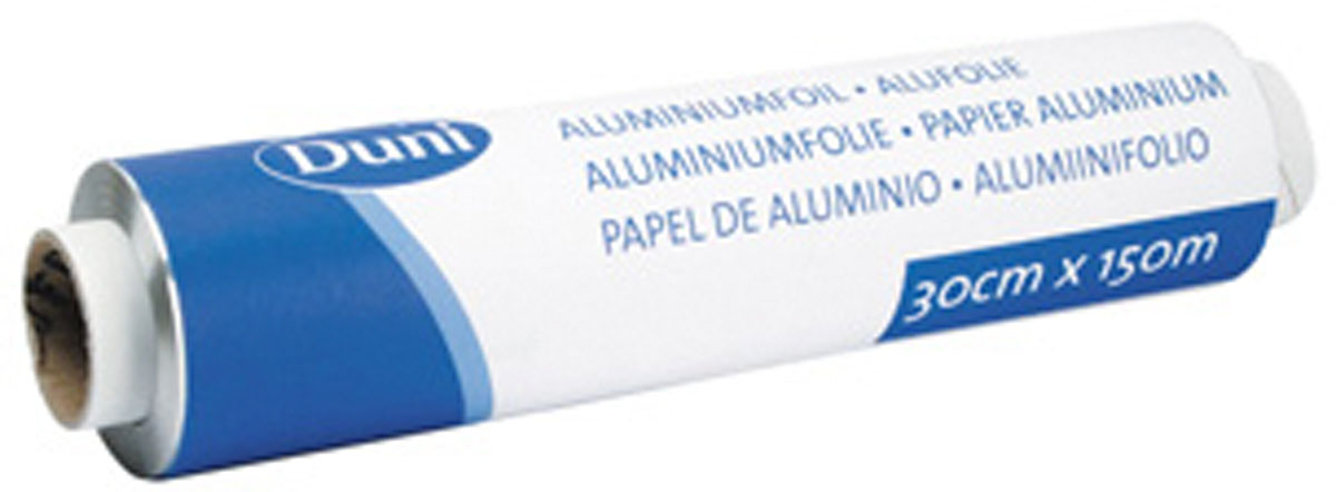 Duni Aluminiumfolie, Nachfüllrolle 30cm x 150m mm