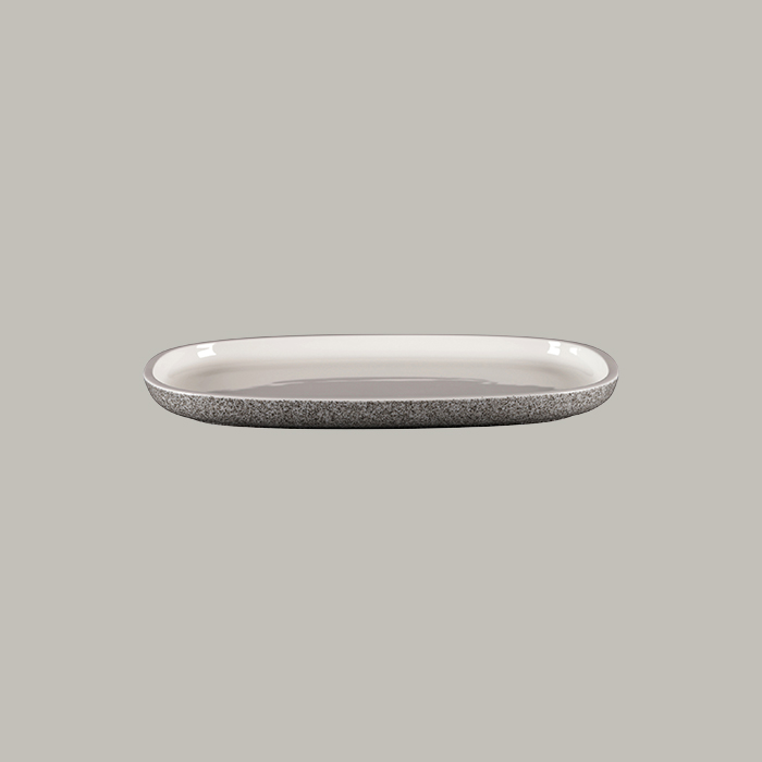 RAK Platte oval - dual Länge: 30.2 cm / Breite: 20 cm / Höhe : 2.5 cm