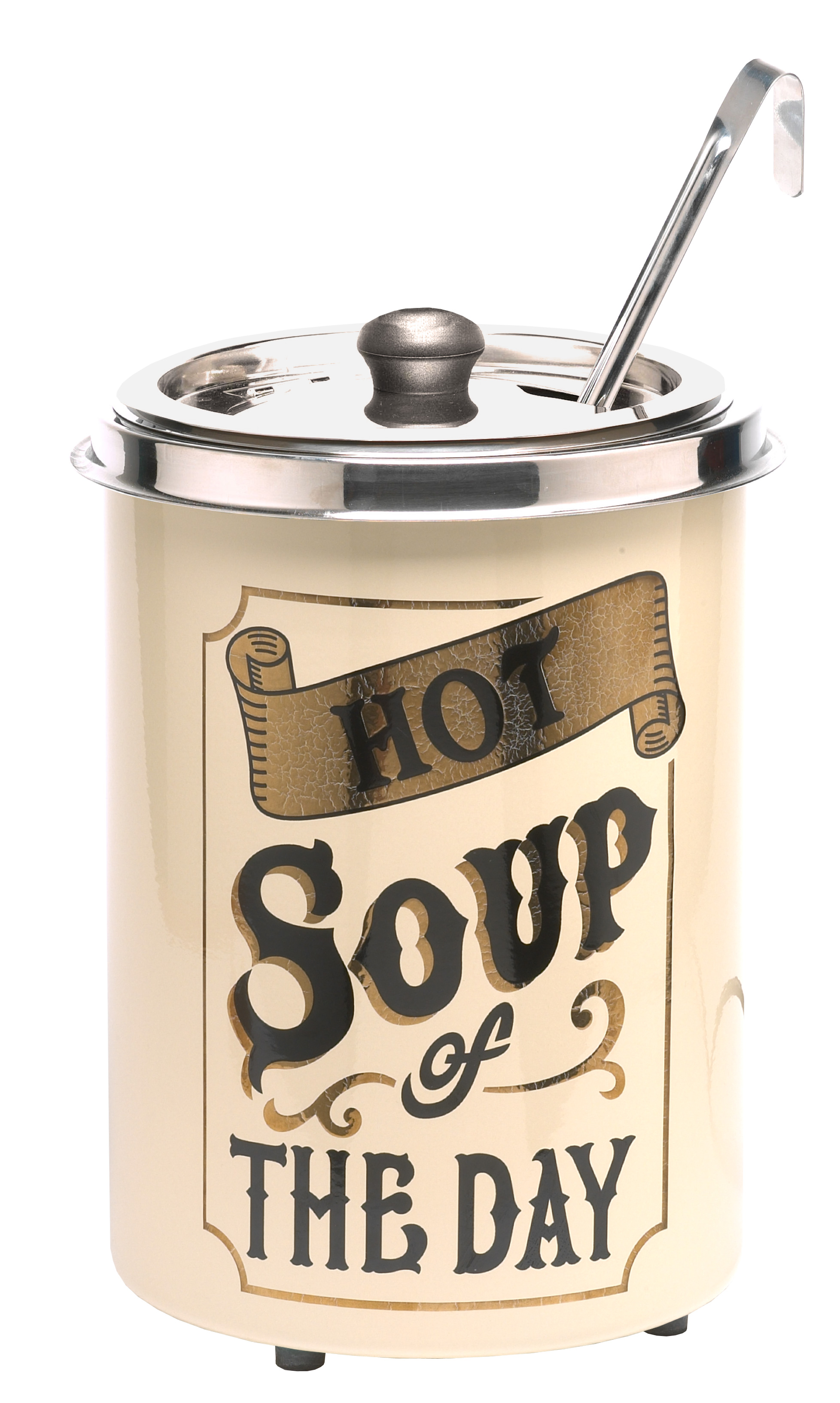Neumärker Hot-Pot Suppentopf Hot Soup of the Day, mit Blattgold-Dekor