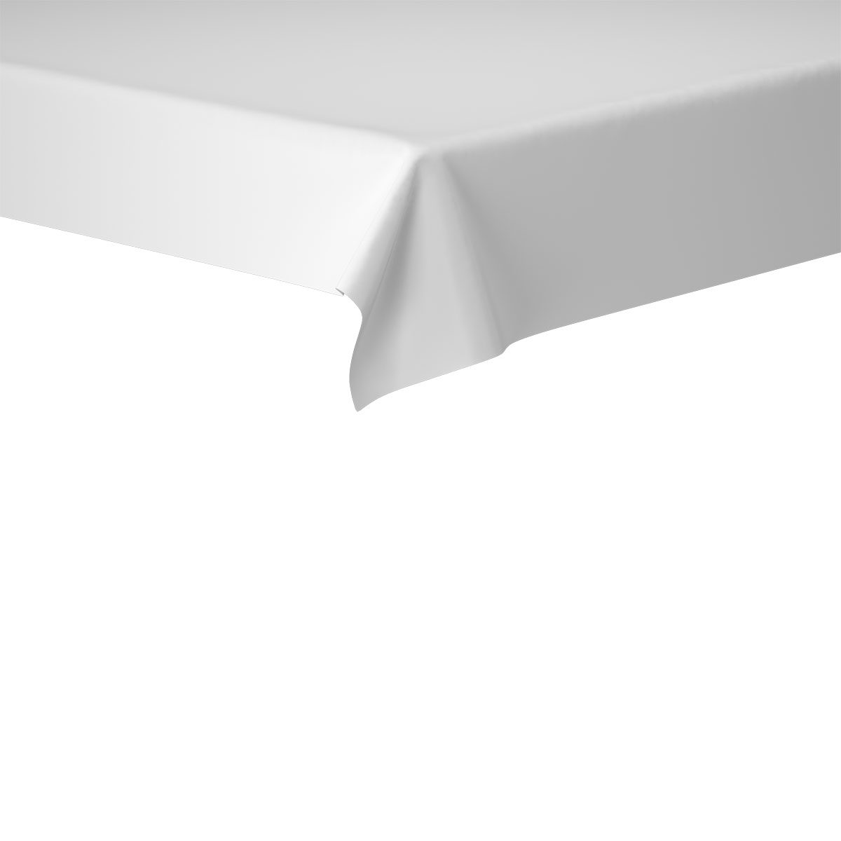 Duni Dunisilk-Tischdecken 118 x 120 cm Linnea weiß