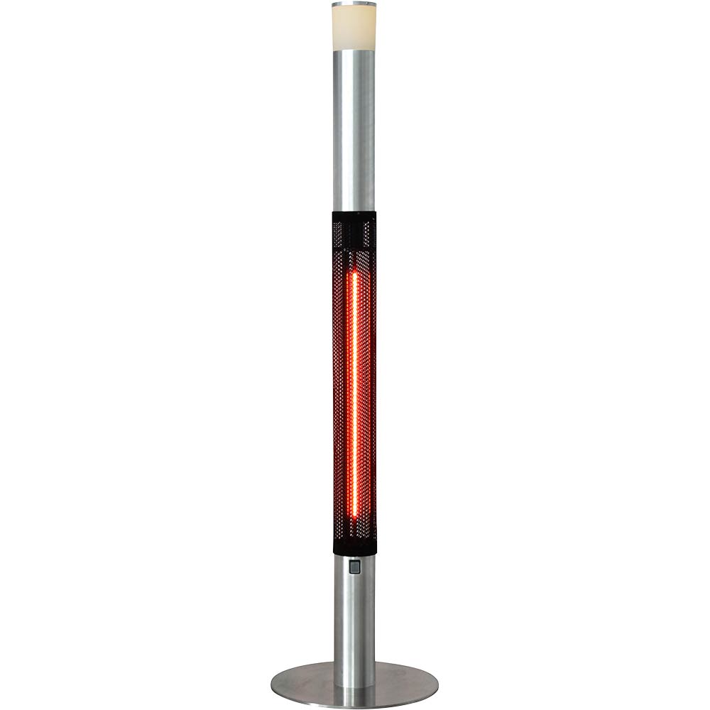 Stalgast Elektrischer Heizstrahler, mit LED-Beleuchtung, Ø 400 mm, Höhe 1800 mm
