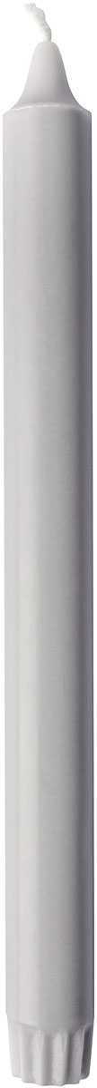 Duni Kronenkerzen 100% Stearin, 9h 250 x 22 mm granite grey