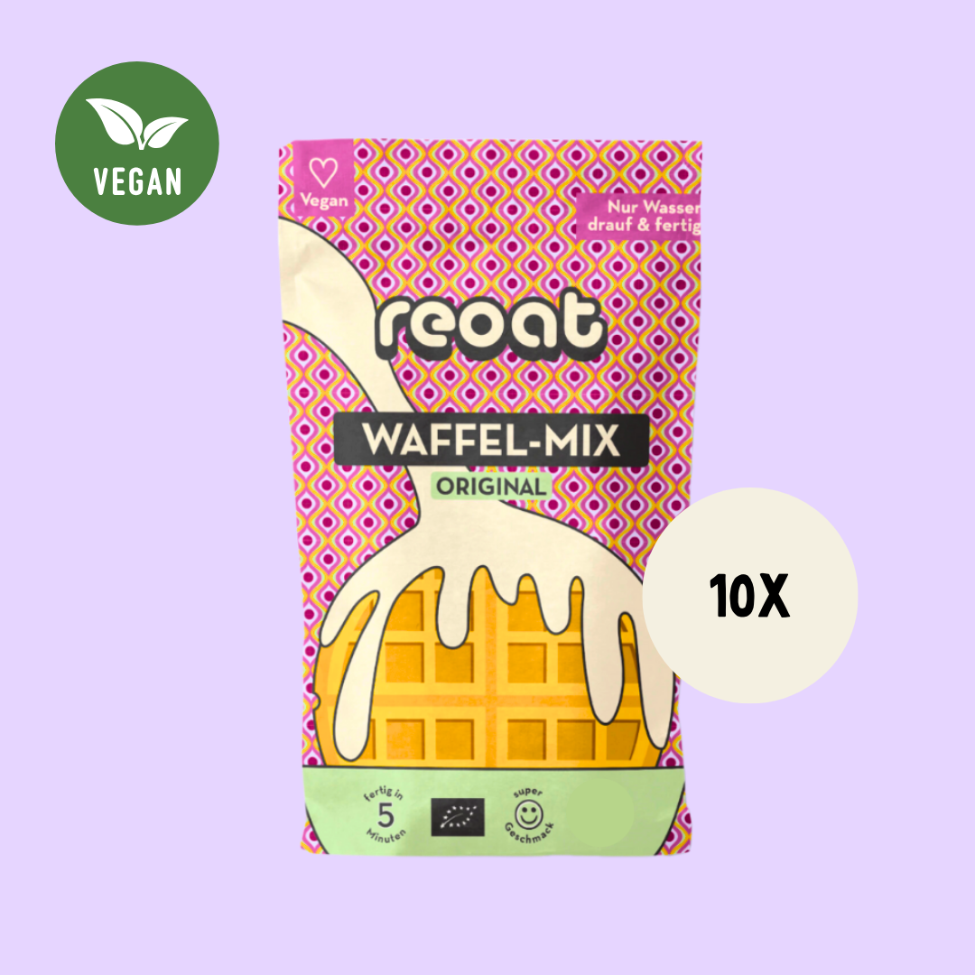 Reoat Vegan Waffelmix 10x1kg 100% Bio