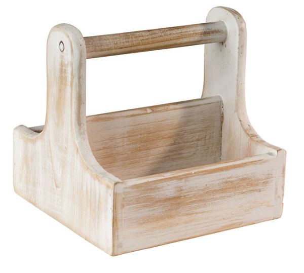 APS Table Caddy -VINTAGE- 15,5 x 15,5 cm, H: 15 cm