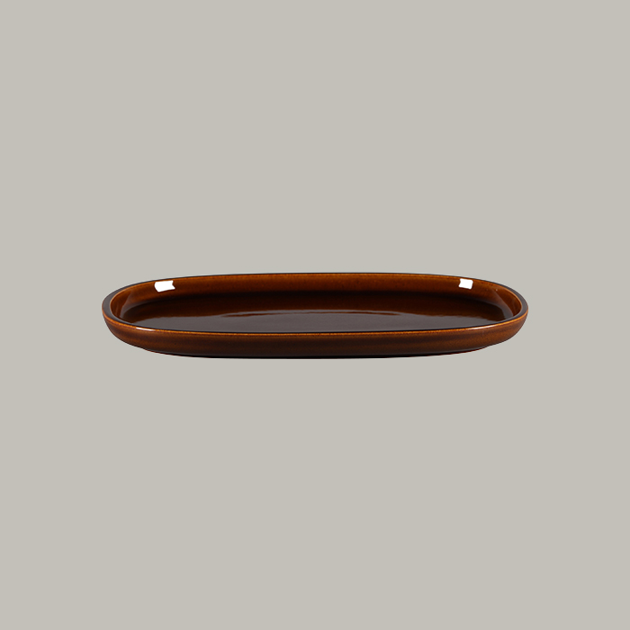 RAK Platte oval - honey Länge: 33.2 cm / Breite: 23 cm / Höhe : 2.5 cm