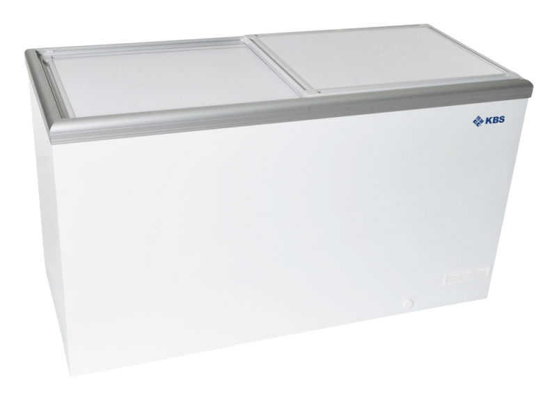 KBS Kühltruhe AL60 umschaltbar auf Tiefkühltruhe mit Schiebedeckeln