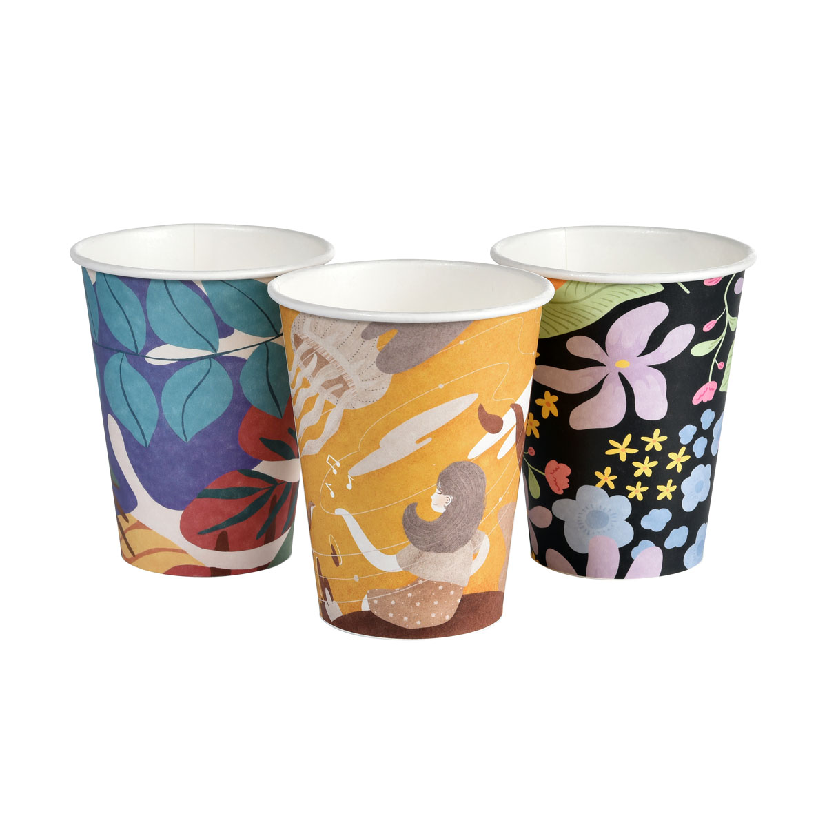 Duni Art Series Kaffeebecher 350ml, PAP/PLA
