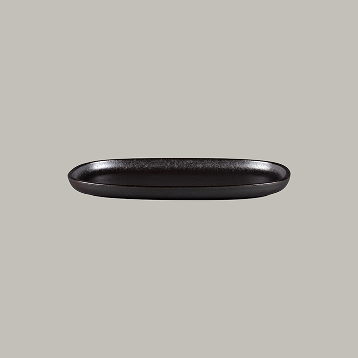 RAK Platte oval - forge Länge: 30.2 cm / Breite: 20 cm / Höhe : 2.5 cm