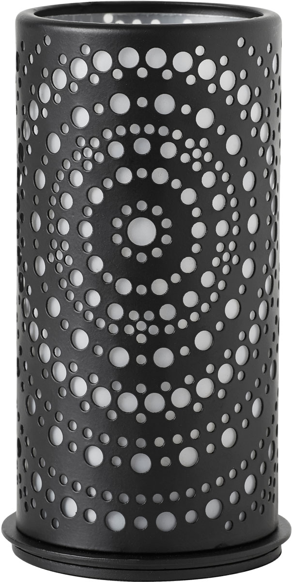 Duni Kerzenhalter Billy 140 x 75 mm schwarz, Metall